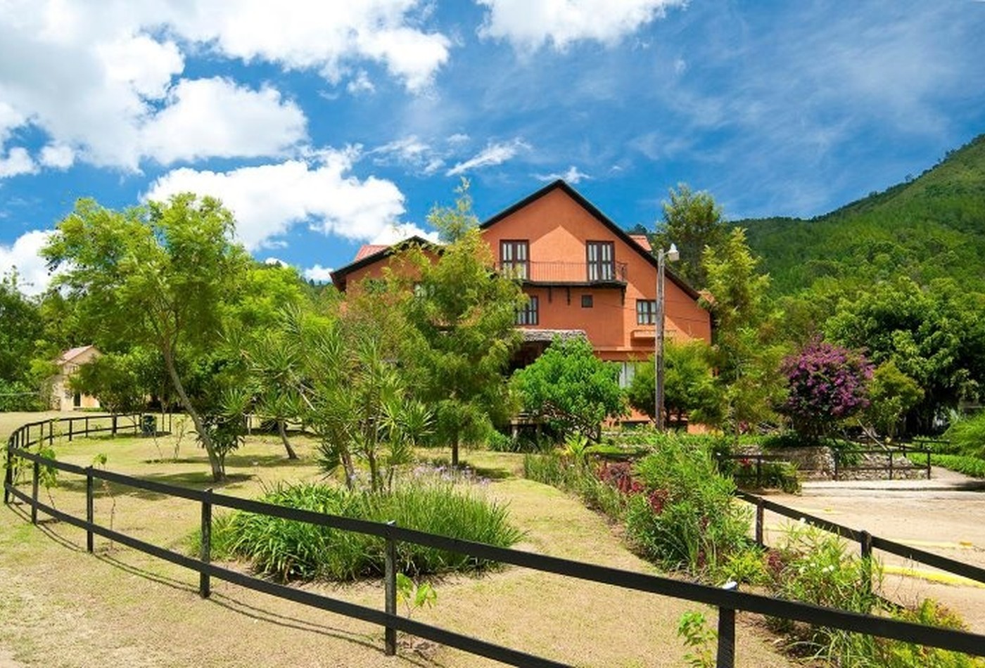 Landscaped residential property